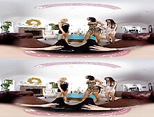 Fantastic foursome with Alexis Fawx,  Harley Dean and Jade Kush