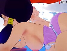 Videl banging with Roshi - three - Dragonball Zex 7 - Full & POV on Sheer & PTRN: Fantasyking3