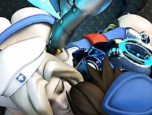 Tracer And Mercy Both Want That Dick In Their Mouth