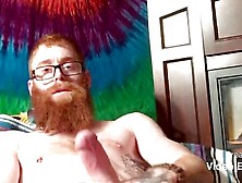 Pleasuring Tight Ginger Booty With A Chest Cumshot