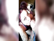 Goth Hotwife Sunshyne Deep Head Facial And Oral Cumshot!