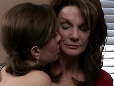Vehement Older Lesbos - Deauxma and Veronica Avluv - golden-haired - brunette hair - close ups - fingering - grinding - underwar