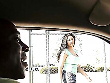 London Reigns gets her big natural tits covered with cum