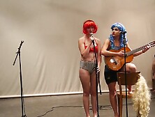 Naked on Stage Ann Liv Young and Students Art Performance 149