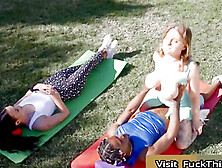 Yoga Teacher Brandy Renee Wants Nothing More Than To Be Stretched By Damions Big Fat 2