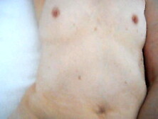 fucking and squeezing wife's small tit