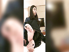 Chinese Woman Schoolgirl Soles Pov