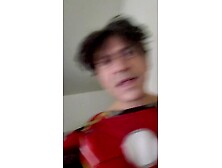 An Upcoming Pretty soon to Be Noted Hunk Pornstar Celebrates Halloween with His Fans!