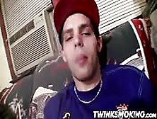 Hot Twinks Smoking And Masturbating