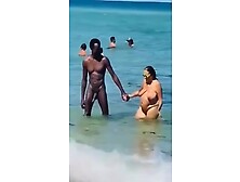 Lmfao Fat Old Ugly Woman & Young Bbc Love At Beach