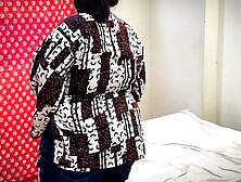 Boss Caught His secretary while she was undress her uniform & nakedly drinking coffee in Office Store Room