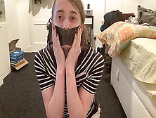 Femboy Bondage,  Sock Gag Bondage Teased,  Duct Tape Gagged