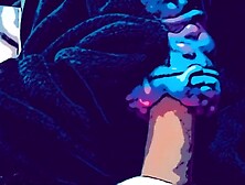 Latin lover wakes up to hard knob watching roommate playing with her twat