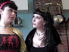 Short Haired Beauty Masturbates Alone-