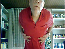 Bisex Grandfather Flash On Cam