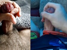 Guys Show Their Precum In Cam! Who Will Spray Cum First?