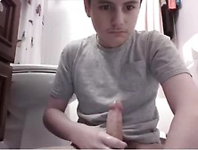 Canadian Twink Lukas Jerking Off Gay Porn