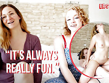 Ersties - Curvy Redheaded Sarah C Explores Her Fantasy With Nikita As She Uses a Strap On