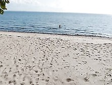 What The Hell Is He Doing? Caught A Hot On A Outdoor Beach