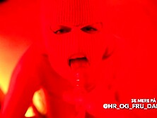 Danish whore masturbating,  facefuck and cum-shot