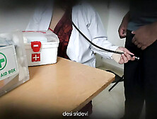 Doctor checking patient in clinic