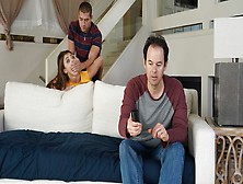 Provocative Gia's straight hair smut