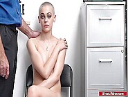 Blonde Thief Fucked By Horny Officer