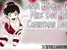 Alluring, Dangerous Santa Bimbos Surround Your House... 1 Is Coming Down The Chimney! | Audio Roleplay