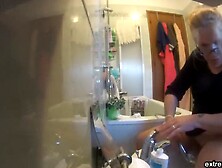"Curvaceous Stepmother Spies On Me - Hidden Cam Exposed"