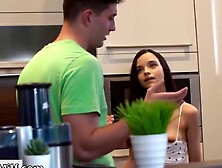 Petite Hottie Older Brother's Little Sister Fucks Him Raw - Taboo Sibling Sex