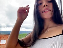 Dancing bare-Moving the booty and opening it for u - Large Booty twerking