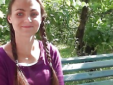 MALLCUTIES- Slow striptease and casting quiz with teen