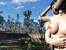 Sex on the Farm. Worker Actively Fucks Mistress | Fallout 4 Sex Mod