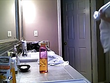 Bathroom Caught On Hidden Camera