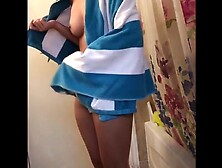 Sister Zoie with giant bush nude dance