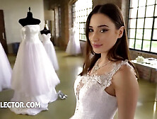 Virgin Bride Succumbs To Your Charms With Liya Silver And Lya Silver