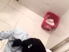 Latin Lesbian In Public Wc. Avi