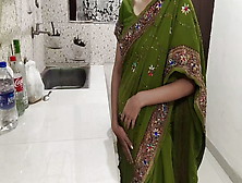 Indian Hot Stepmom has hot sex with stepson in kitchen! Father doesn't know, with clear Audio, Indian Desi stepmom dirty