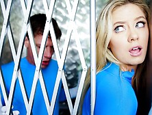 Superhero sex in the doggy style with a blonde babe River Lynn