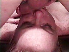 Ramming Cock Down Big Titty Girl's Throat