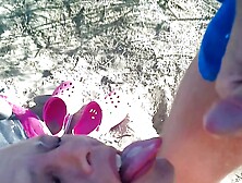 CoraBitch public outdoor Cumshots Compilation in the Dunes of Maspalomas