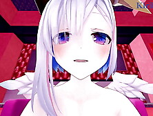 Amane Kanata and Tokoyami Towa intense sex.  – Hololive VTuber POINT OF VIEW Cartoon