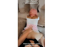 Pegging my spouse whilst clothed as a sissy - check out my links for full movie