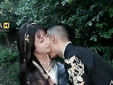 Asian Bride Blows Her Husband And Gets Fucked Moments After Wedding