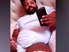 Bearded Daddy Bear Indulges In Playing With His Thick Black Cock Live