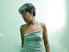 My stepsister and her best scenes with her big green dress