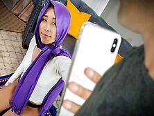 Hijab Hookup - Rebellious Middle-eastern Babe Shakes Her Ass for Videos to Be Posted Online