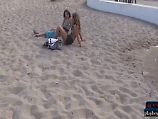 Hottie squats with MILF on her back and pays cash for s