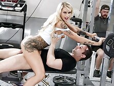 Sexy Tattooed Milf Gets Full Body Workout And Her Pussy Pumped Hardcore