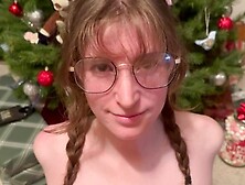 Tight Teen Miss Summer Monarch Gave Me All Her Holes For Christmas!